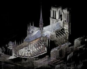 BIM et Scan 3D pour la reconstruction de Notre Dame de Paris